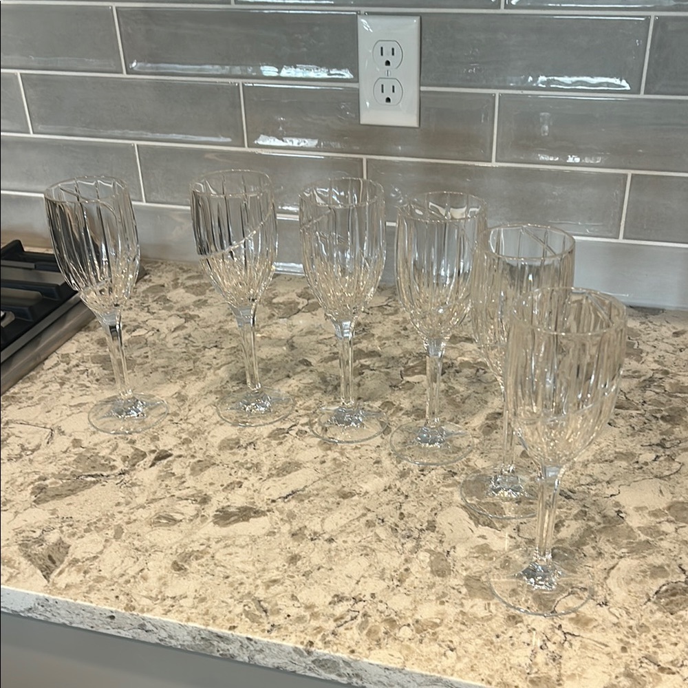 Elegant Crystal Wine Glass Set lead crystal